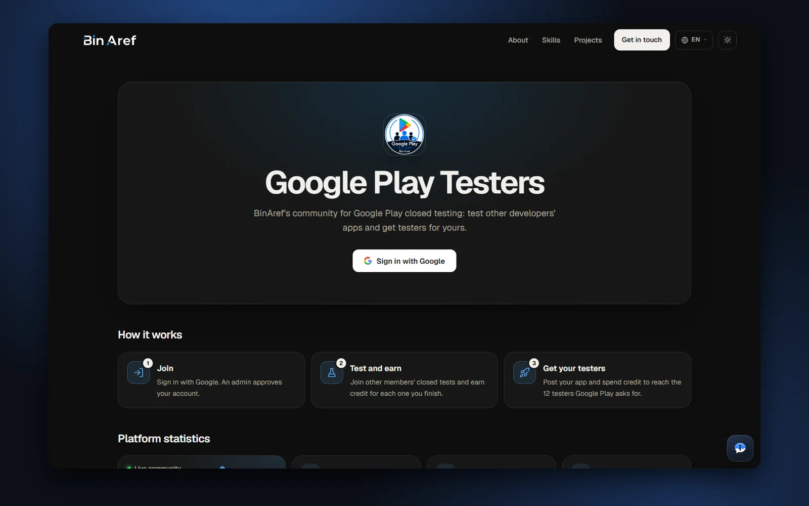 Google Play Testers — 1