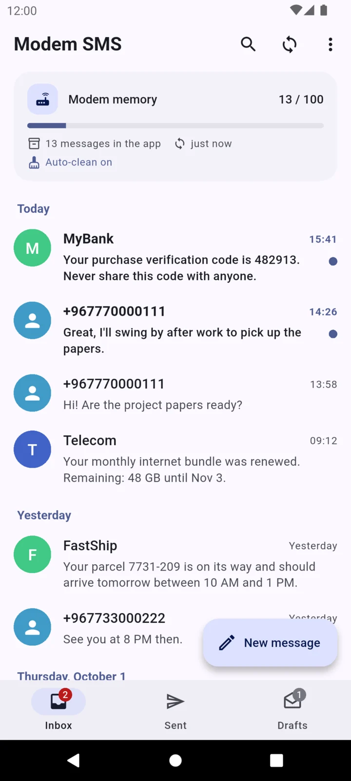 SMS Modem — 1