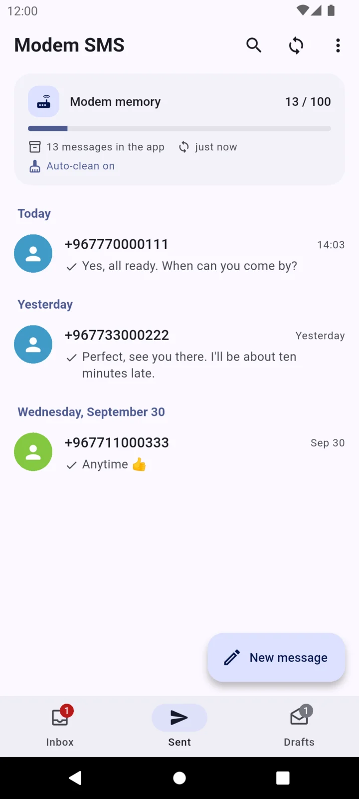 SMS Modem — 4